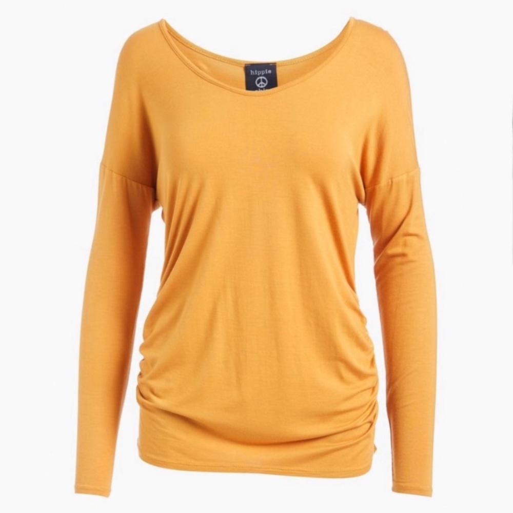 Aspen Gold Boat Neck Long Sleeve Tee